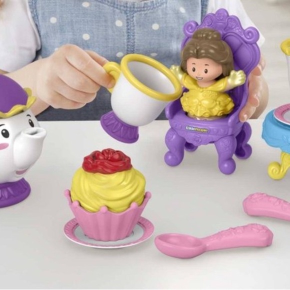 Fisher-Price Disney Princess Belle - Beauty and the Beast Tea Set NEW - Picture 7 of 9